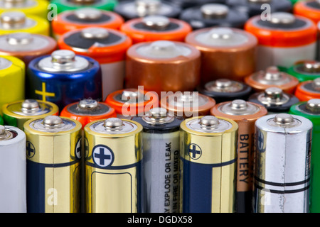 Batterien Stockfoto