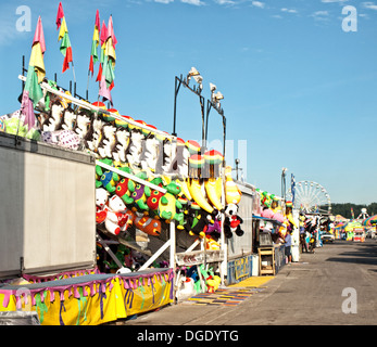 State fair midway Stockfoto