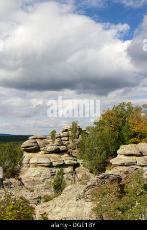 Garten der Götter Recreation Area, Südliche Illinois. Stockfoto