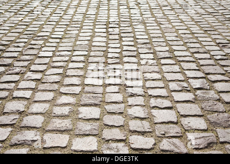 Pflasterstein Pflaster oder Stein Pflaster Textur, abstrakten Hintergrund Stockfoto