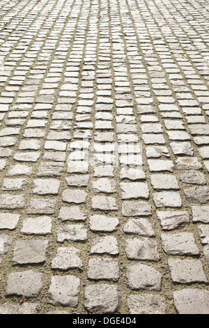 Pflasterstein Pflaster oder Stein Pflaster Textur, abstrakten Hintergrund Stockfoto