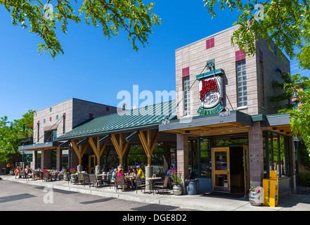 Iron Horse-Gasthausbrauerei auf N Higgins Avenue in der historischen Innenstadt von Missoula, Montana, USA Stockfoto