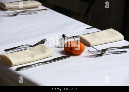 Halloween Tisch Stockfoto