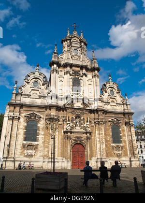 Eglise du-(Sint-Jan-de-Doper Op Het Begijnhof) Beginenhofkirche Brüssel Stockfoto