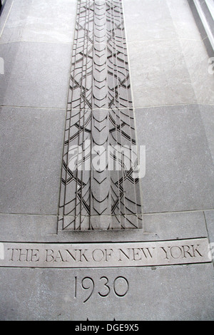 Die Bank of New York 1930 Stockfoto