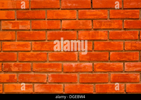 RED BRICK WALL HINTERGRUND Stockfoto