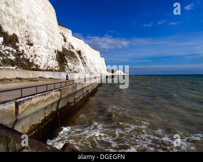 Undercliff Spaziergang in der Nähe von Rottingdean (Brighton), Sussex Stockfoto