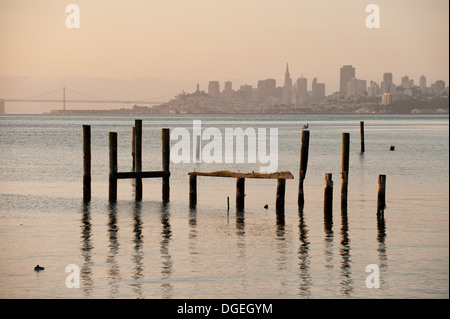 Am frühen Morgen in Sausalito, CA, USA Stockfoto