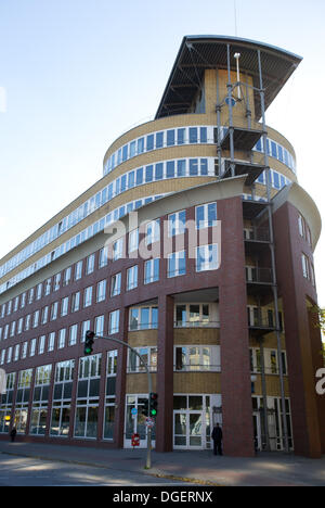 Hamburg, Deutschland. 18. Oktober 2013. Blick von der zentralen Ausländerbehörde in Hamburg, Deutschland, 18. Oktober 2013. Foto: Christian Charisius/Dpa/Alamy Live News Stockfoto