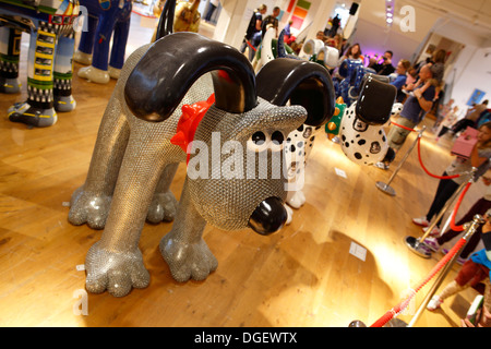 Gromit Unleashed Ausstellung - "Die größte Hundeausstellung auf der Erde" Stockfoto