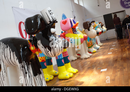 Gromit Unleashed Ausstellung - "Die größte Hundeausstellung auf der Erde" Stockfoto