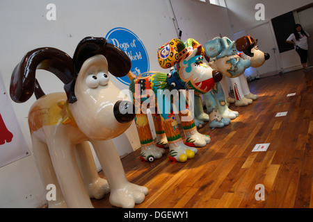 Gromit Unleashed Ausstellung - "Die größte Hundeausstellung auf der Erde" Stockfoto