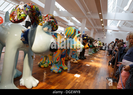 Gromit Unleashed Ausstellung - "Die größte Hundeausstellung auf der Erde" Stockfoto