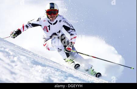 Sölden, Österreich. 19. Oktober 2013. Ski Alpin OSV-Training für Frauen. Bild zeigt Ramona AUT Credit: Action Plus Sport/Alamy Live News Stockfoto