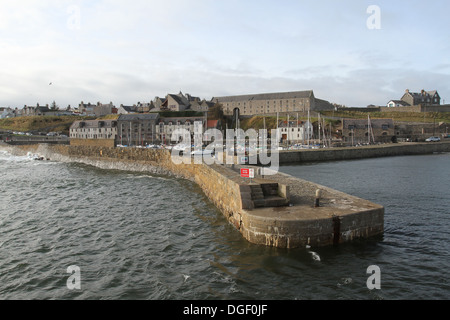 Banff Hafen Schottland Oktober 2013 Stockfoto