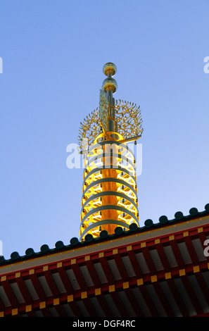 Fünfstöckige Pagode Takahata-Fudo Kongo-Ji Tempels Tokio Japan Stockfoto