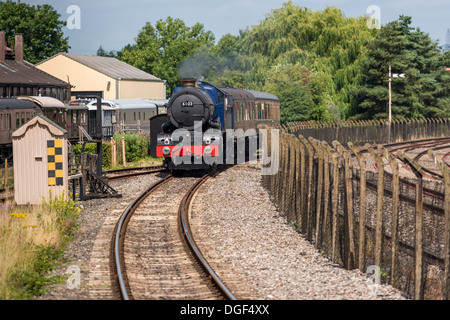 Dampfmaschine in Didcot Railway Centre Stockfoto