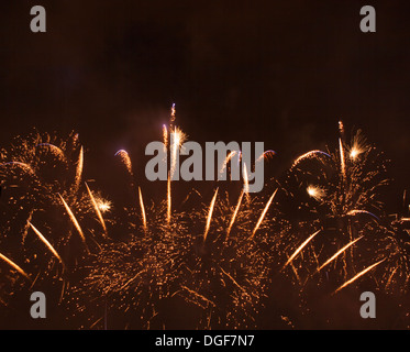 Montreal, Kanada, internationalen Feuerwerkswettbewerb Stockfoto