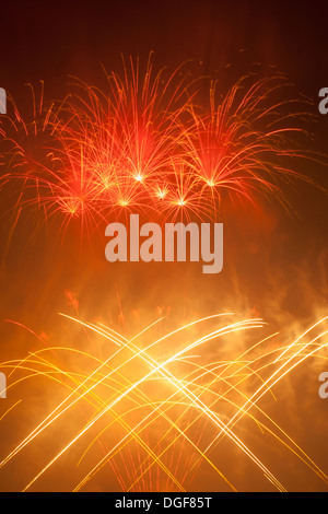 Montreal, Kanada, internationalen Feuerwerkswettbewerb Stockfoto