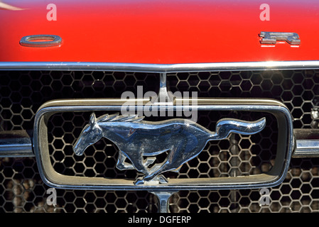 Ford Mustang-Abzeichen Stockfoto