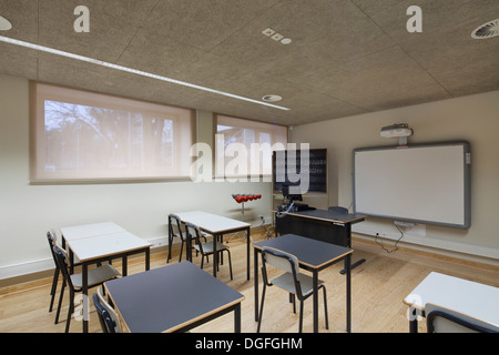 Francisco de Arruda School, Lissabon, Portugal. Architekt: José Neves, 2013. Stockfoto