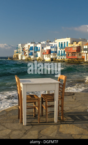 Klein-Venedig, Insel Mykonos, Griechenland Stockfoto