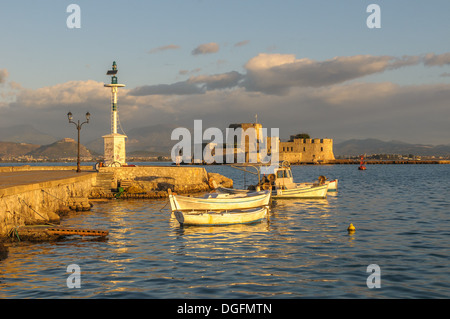 Bourtzi Burg, Nafplion, Griechenland Stockfoto