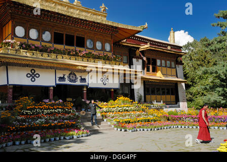 Norbulingka, Sommerpalast des Dalai Lama, Lhasa, Tibet, China, Asien Stockfoto