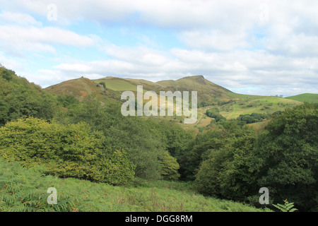 Caer Caradoc von Helmeth Hügel in der Nähe von Kirche Stretton in Shropshire Hügel AONB, Shropshire, UK Stockfoto