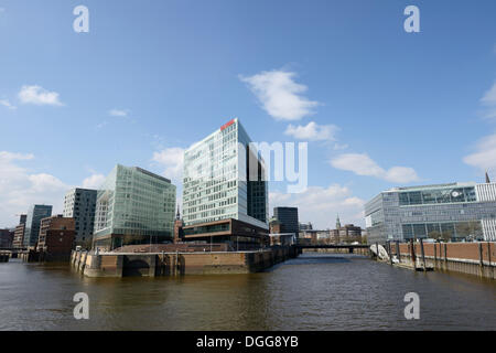 Bürogebäude der Germanischer Lloyd, Ericus-Contor, Spiegel Verlag, Bürohaus Deichtor-Center Stockfoto