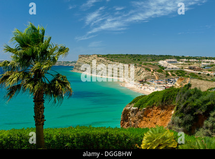 Portugal, der West-Algarve, Lagos, Praia Mos Strand und Küste Stockfoto