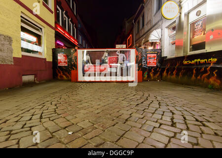 Eingang zur Herbertstrasse Street in der Red Light District, St.Pauli, Hamburg, Hamburg, Deutschland Stockfoto