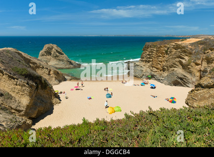 Praia Banho, Porto Covo, Costa Vicentina e Sudoeste Alentejano, Alentejo, Portugal Stockfoto