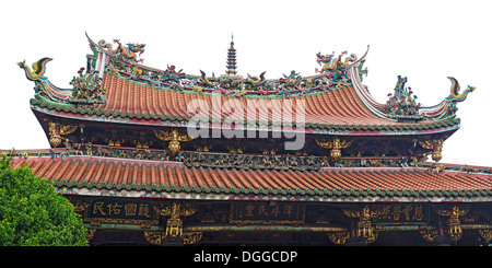 Mengjia Longshan Tempel Pagode Stockfoto