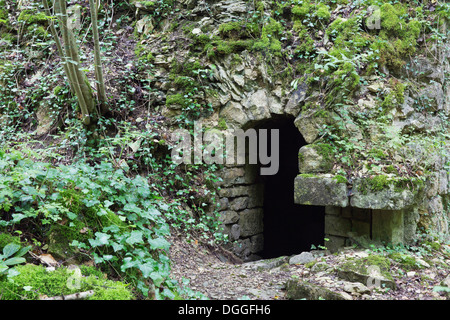 Detail der Eingang zum Fort Souville Stockfoto