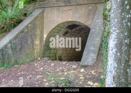 Batterie du tunnel Stockfoto