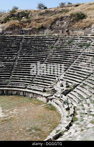 Odeon Theater in der antike Ausgrabungsstätte von Aphrodisias, Geyre, Karacasu, Aydin, West-Türkei, Türkei, Asien Stockfoto