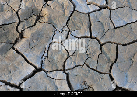 Muster in den Schlamm am Sossusvlei, Namibia Stockfoto