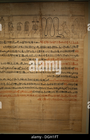Vignette aus dem "Buch der Toten" von Nesitanebtashru. Deir el-Bahri, Ägypten. Aprox. 930 BC. Schätze der Weltkulturen Stockfoto