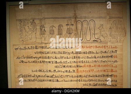 Vignette aus dem "Buch der Toten" von Nesitanebtashru. Deir el-Bahri, Ägypten. Aprox. 930 BC. Schätze der Weltkulturen Stockfoto