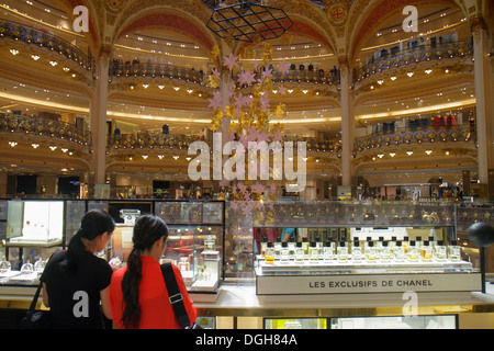 Paris France,9. Arrondissement,Boulevard Haussmann,Galerien Lafayette,Kaufhaus,Shopping Shopper Shopper shoppen shoppen shoppen shoppen Märkte Märkte Marktplac Stockfoto