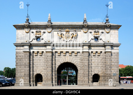 Hohes Tor in der Altstadt von Danzig - Brama Wyzynna. Stockfoto