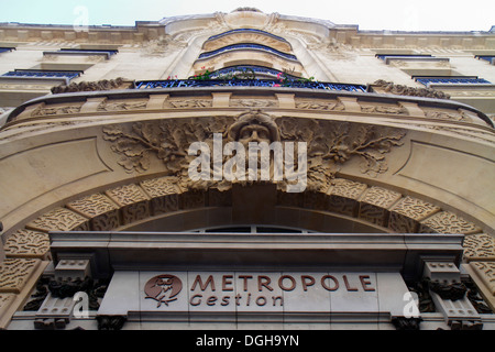 Paris Frankreich,2. Arrondissement,Rue des Filles Saint-Thomas,Metropole Gestion,Metropolenverwaltung,Stadt,Verwaltungsgebäude,Vorderseite,Frankreich130816014 Stockfoto