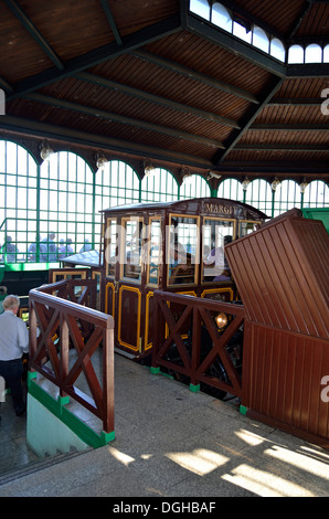 Standseilbahn-Station Castle Hill Buda Budapest Ungarn Stockfoto