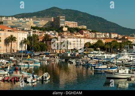 Port de Peche Marina, Ajaccio, Korsika, Frankreich Stockfoto