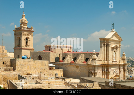 Zitadelle Kathedrale, Rabat, Gozo, Malta Stockfoto