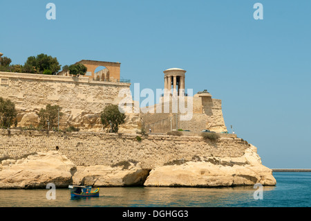 Siege Bell Memorial, Valletta, Malta Stockfoto