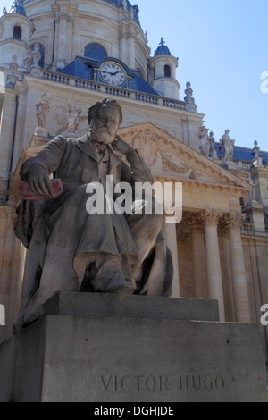 Paris Frankreich, 5. Arrondissement, Quartier Latin, Rive Gauche, Left Bank, Place de la Sorbonne, La Sorbonne Universität Paris, historisches Gebäude, Schule, Gericht Stockfoto