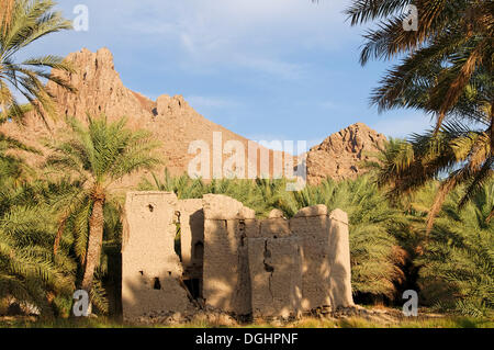 Verlassenes Haus in Nizwa, Oman, Naher Osten Stockfoto