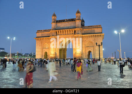 Gateway von Indien Denkmal, Wahrzeichen von Mumbai, Mumbai, Maharashtra, Indien Stockfoto